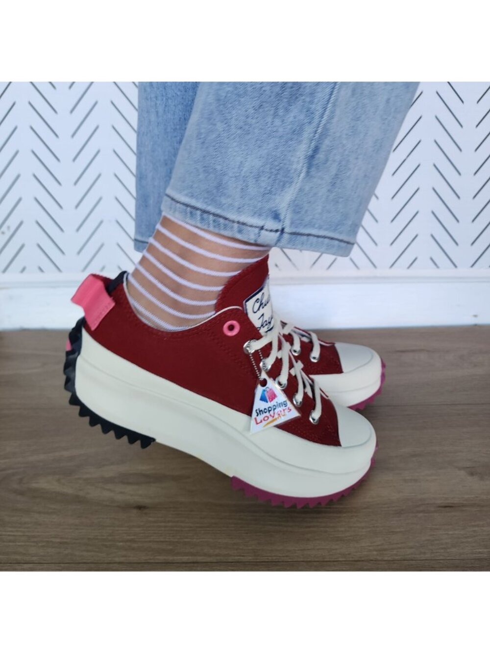 ❤️Converse Run Star Hike Ox Low Platform Sz 6.5 Womens Shoes Sneaker New A14272C - Picture 4 of 12